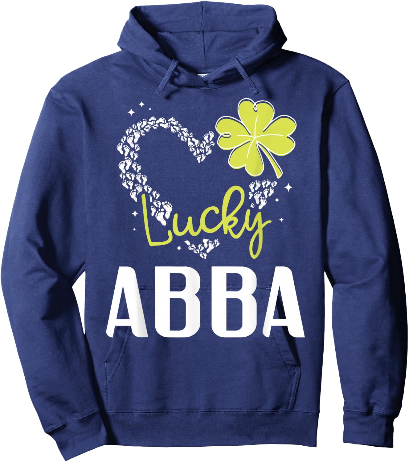 Funny Abba Shirt St Patricks Day Gift , black Hoodie - Hoodie | Navy