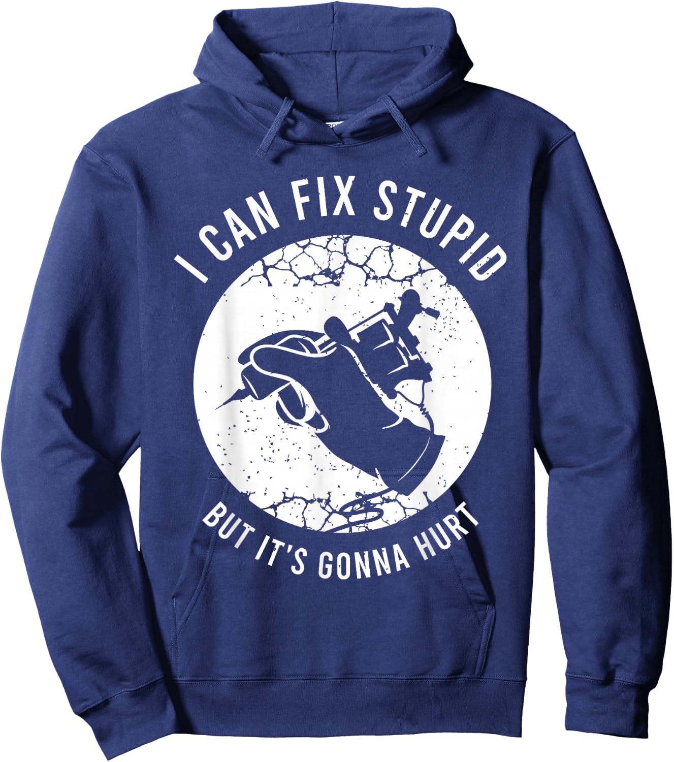 Funny Tattoo Outfit for a Tattoo Artist Hoodie - Hoodie | Navy