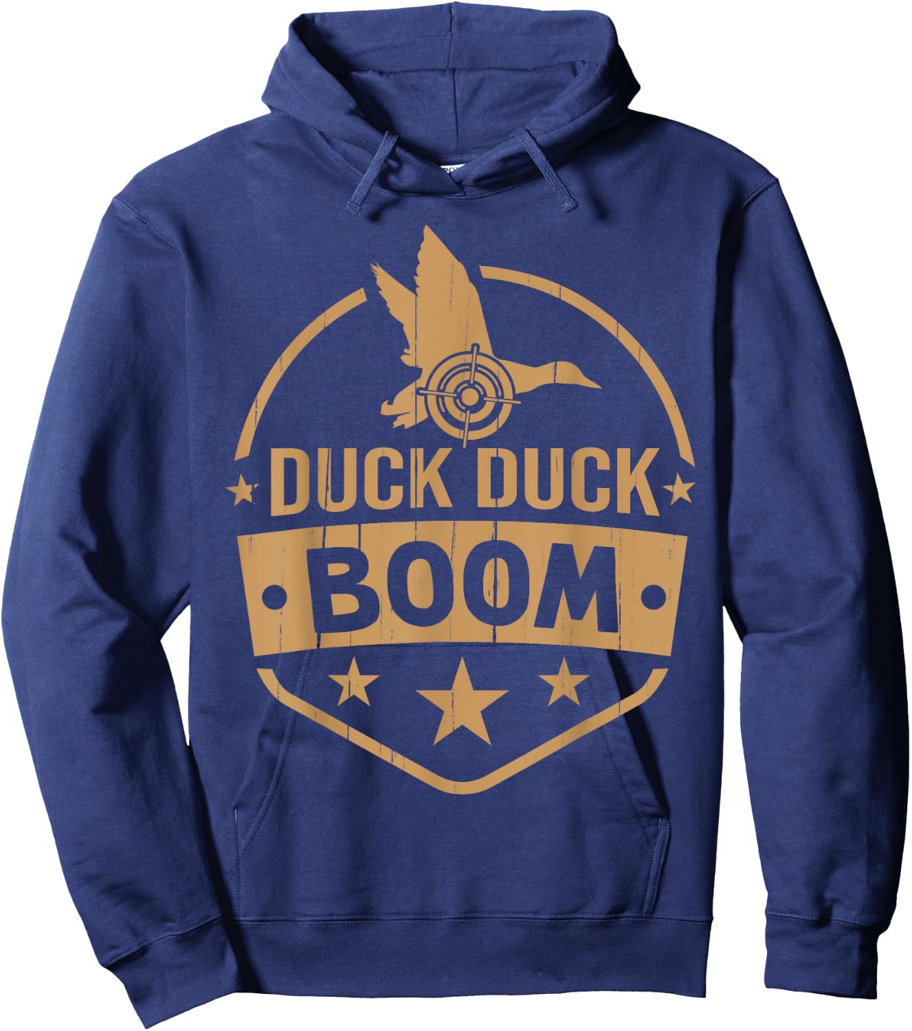 Duck Duck Boom Duck Hunting Hoodie - Hoodie | Navy