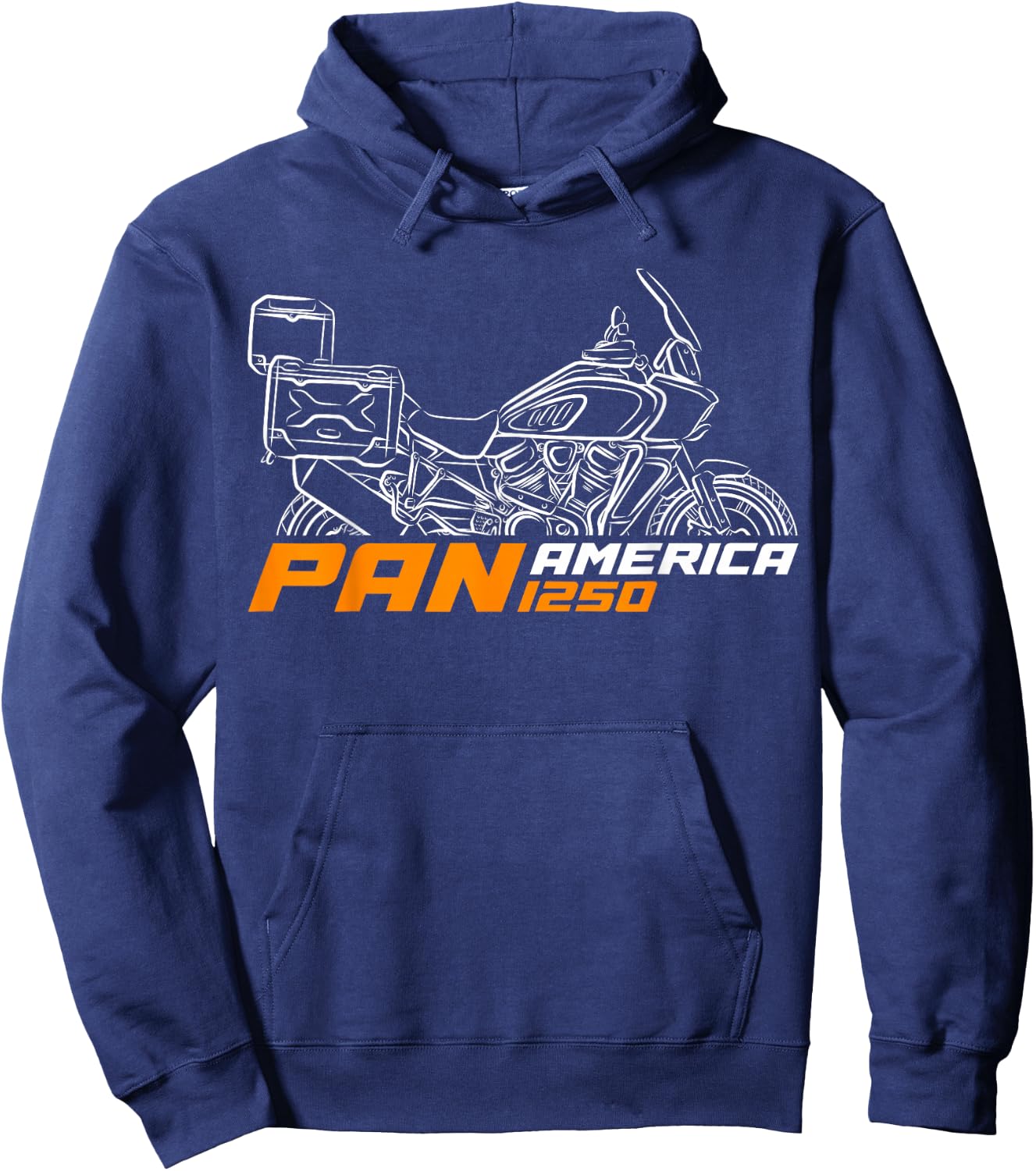 HD Pan America CVO for ADV Motorcycle Riders Hoodie - Hoodie | Navy
