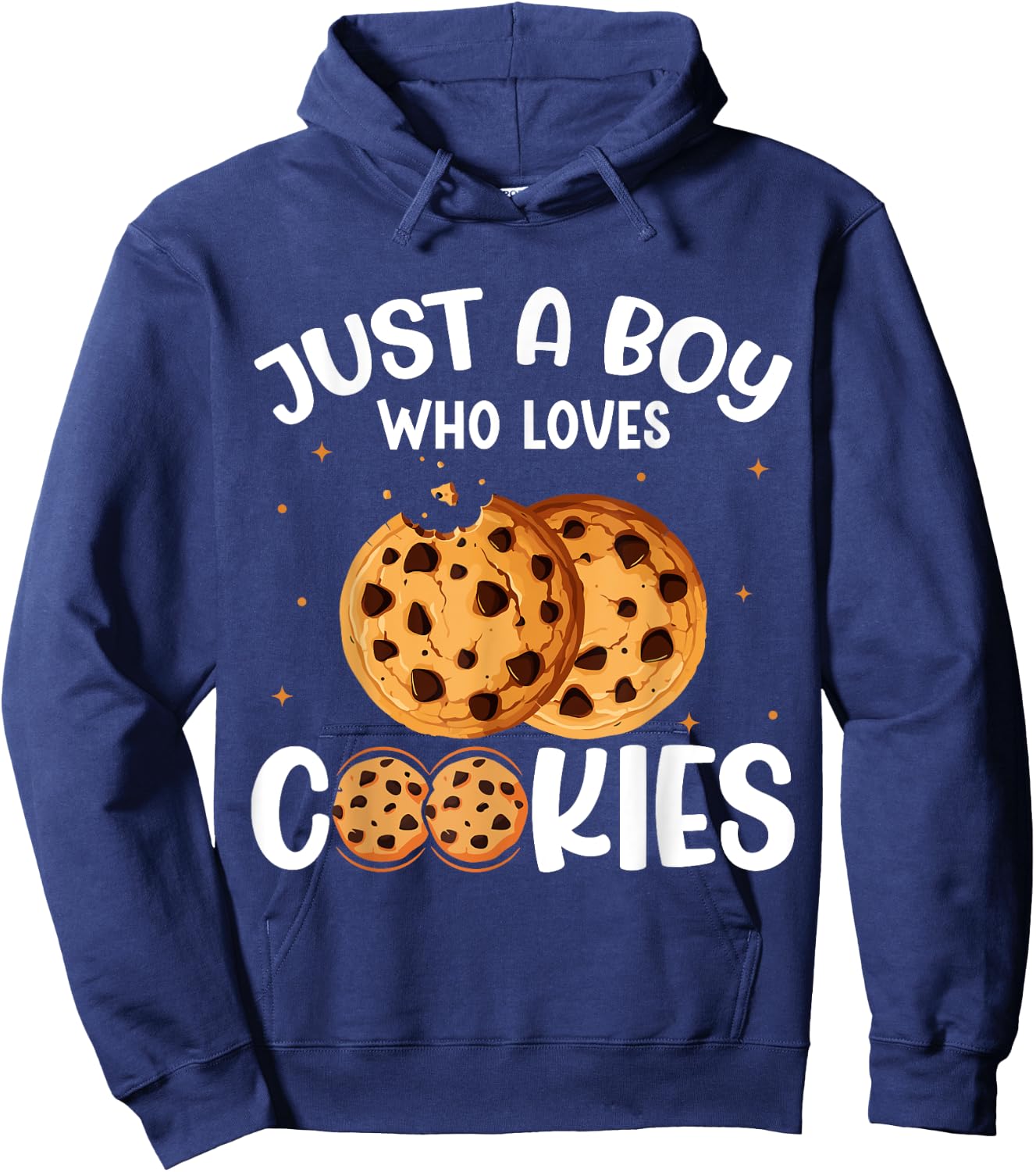 Just A Boy Who Loves Cookies Hoodie - Hoodie | Navy