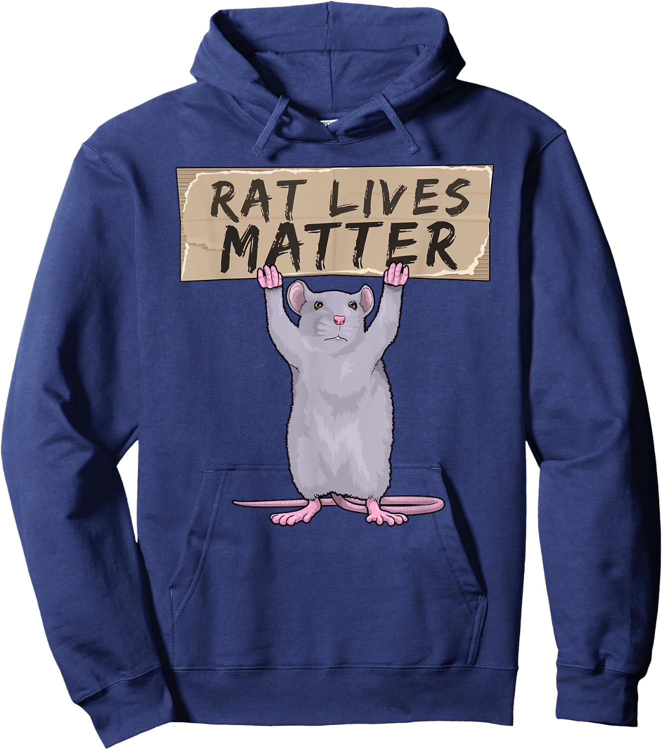 Rat Lives Matter Hoodie - Hoodie | Navy