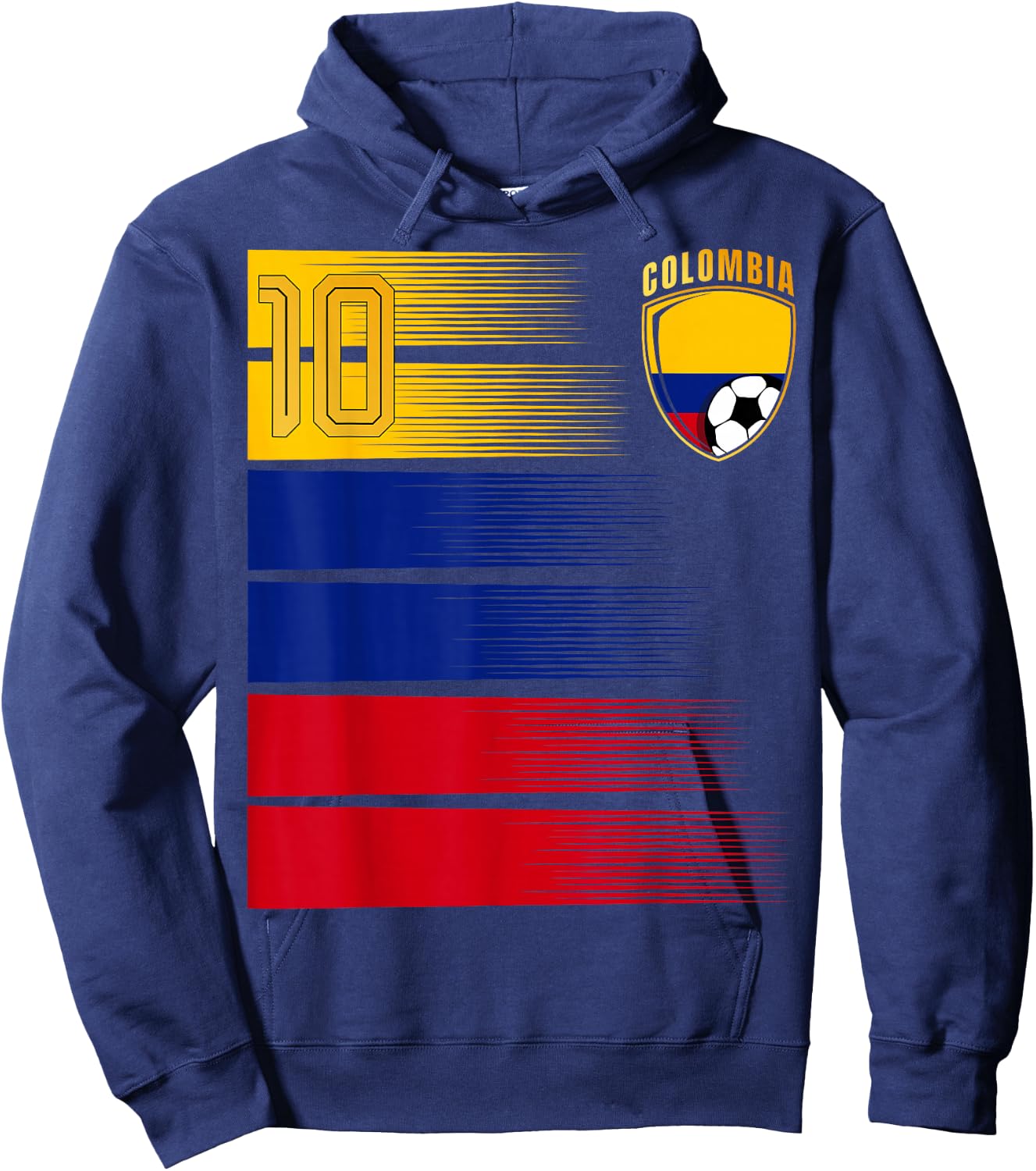 Colombia Flag Colombian Pride Lovers Hoodie - Hoodie | Navy