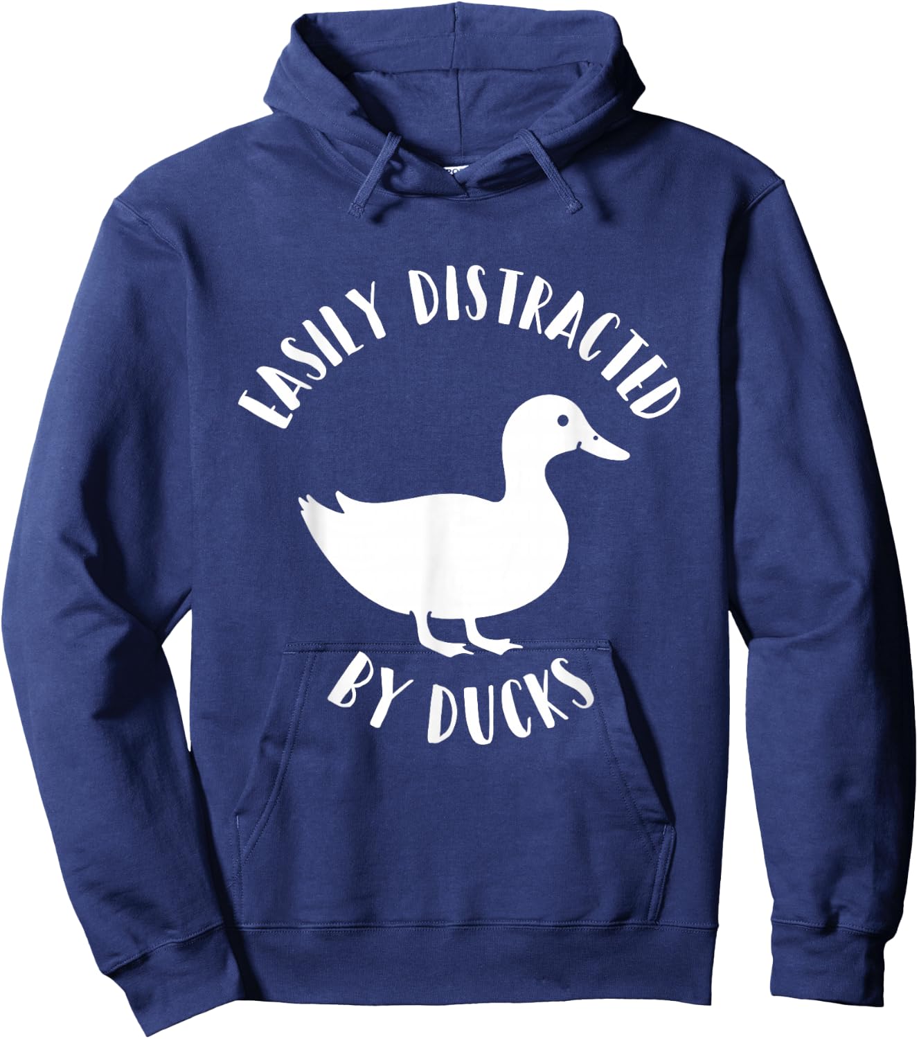 Easily Distracted by Ducks Hoodie - Hoodie | Navy