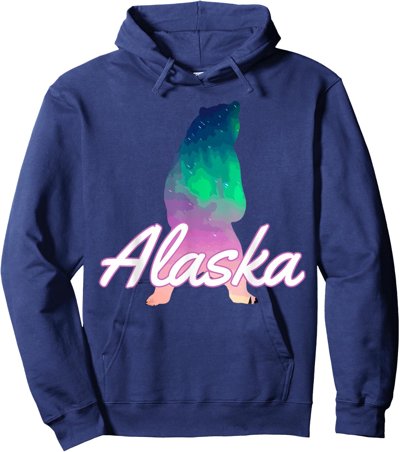 Alaska Bear Hoodie - Hoodie | Navy