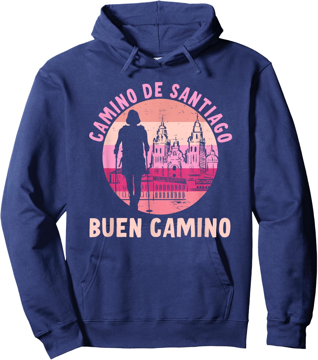 Buen Camino de Santiago de Compostela Jakobsweg Hoodie - Hoodie | Navy