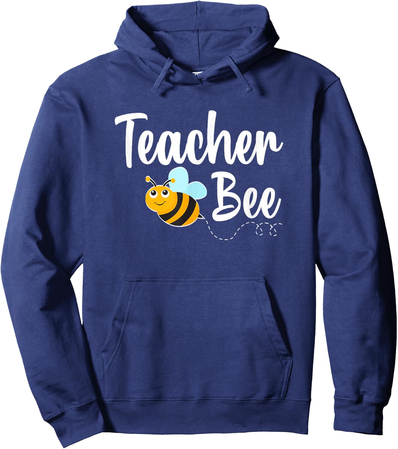 Teacher Bee Bumblebee Funny Back To School Hoodie - Hoodie | Navy
