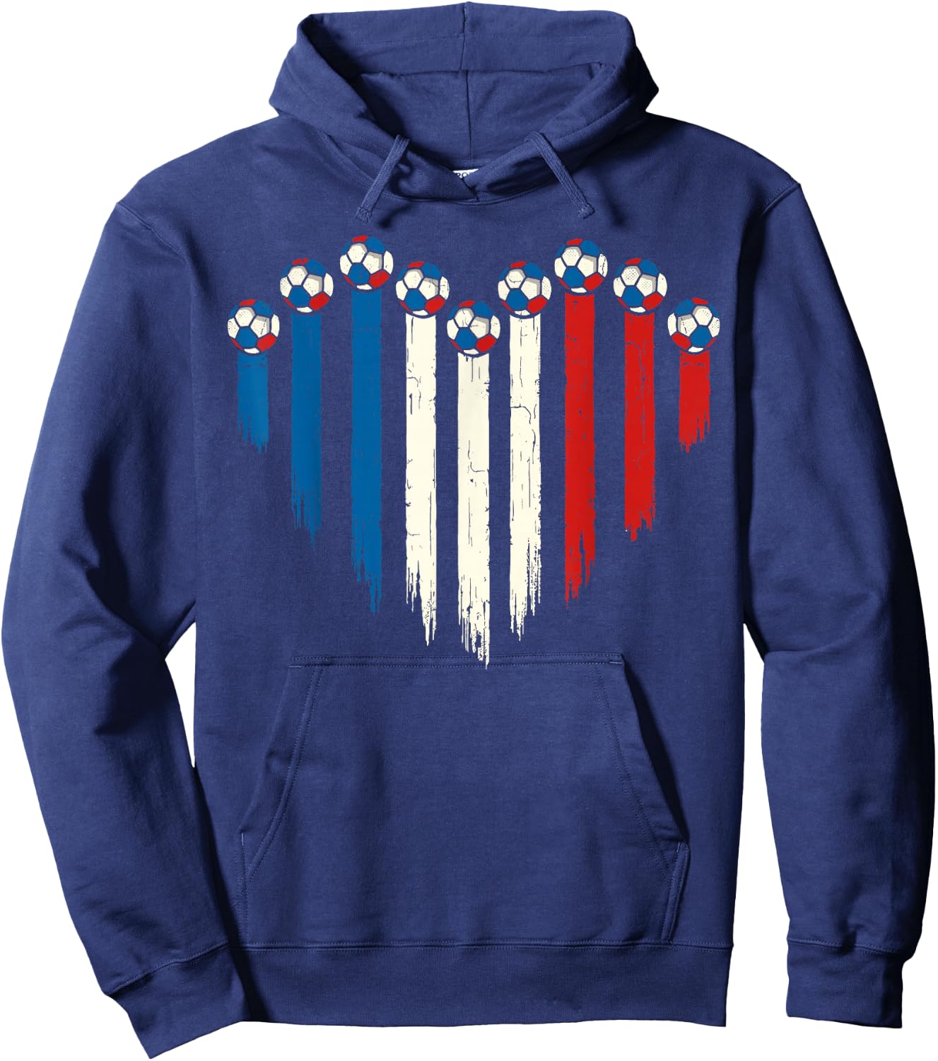 French Flag Novelty France Hoodie - Hoodie | Navy