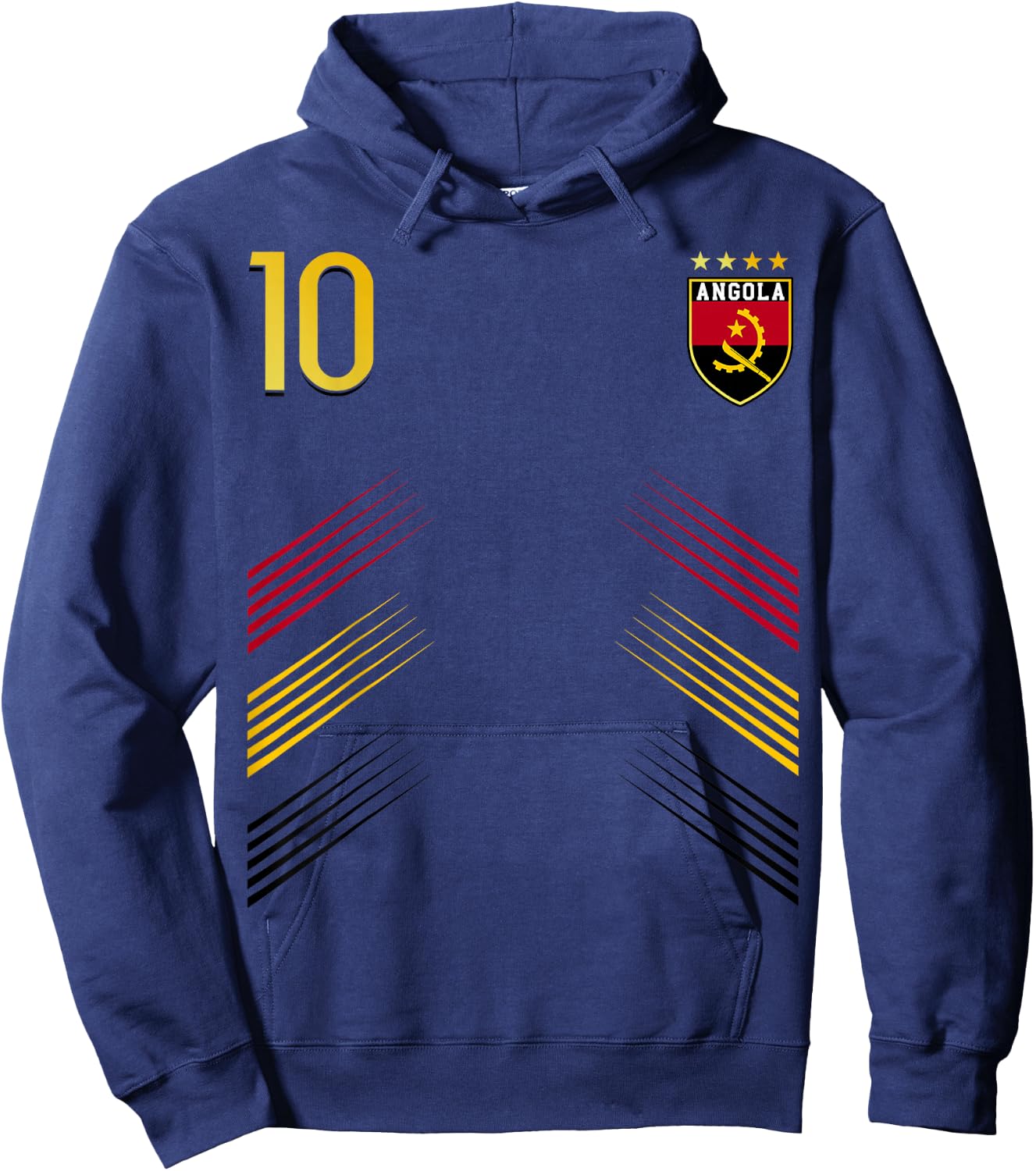 Flag Angola Faso Angolian Pride Lovers Hoodie - Hoodie | Navy