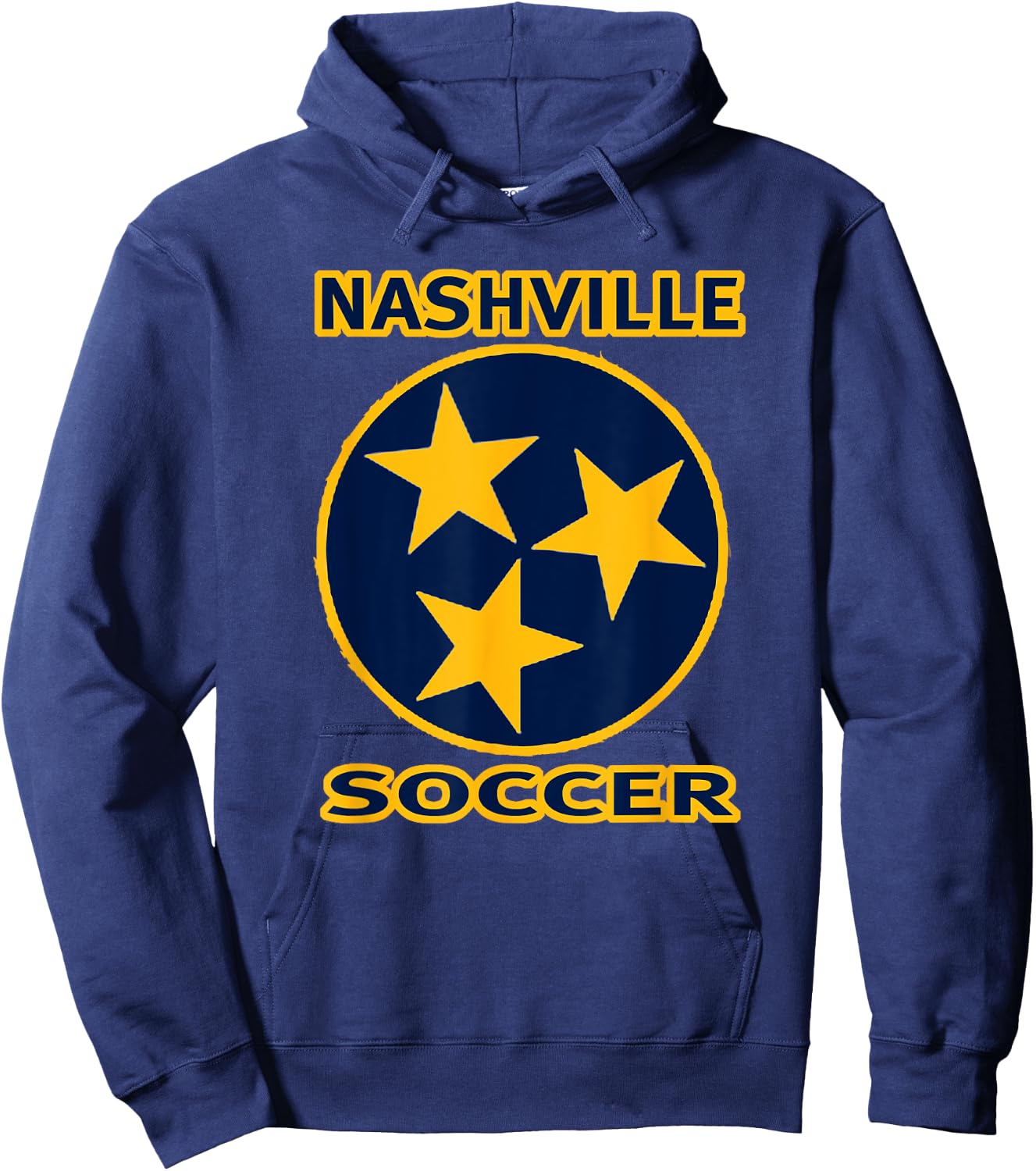 Nashville Soccer Tennessee TriStar Flag Shirt Hoodie - Hoodie | Navy