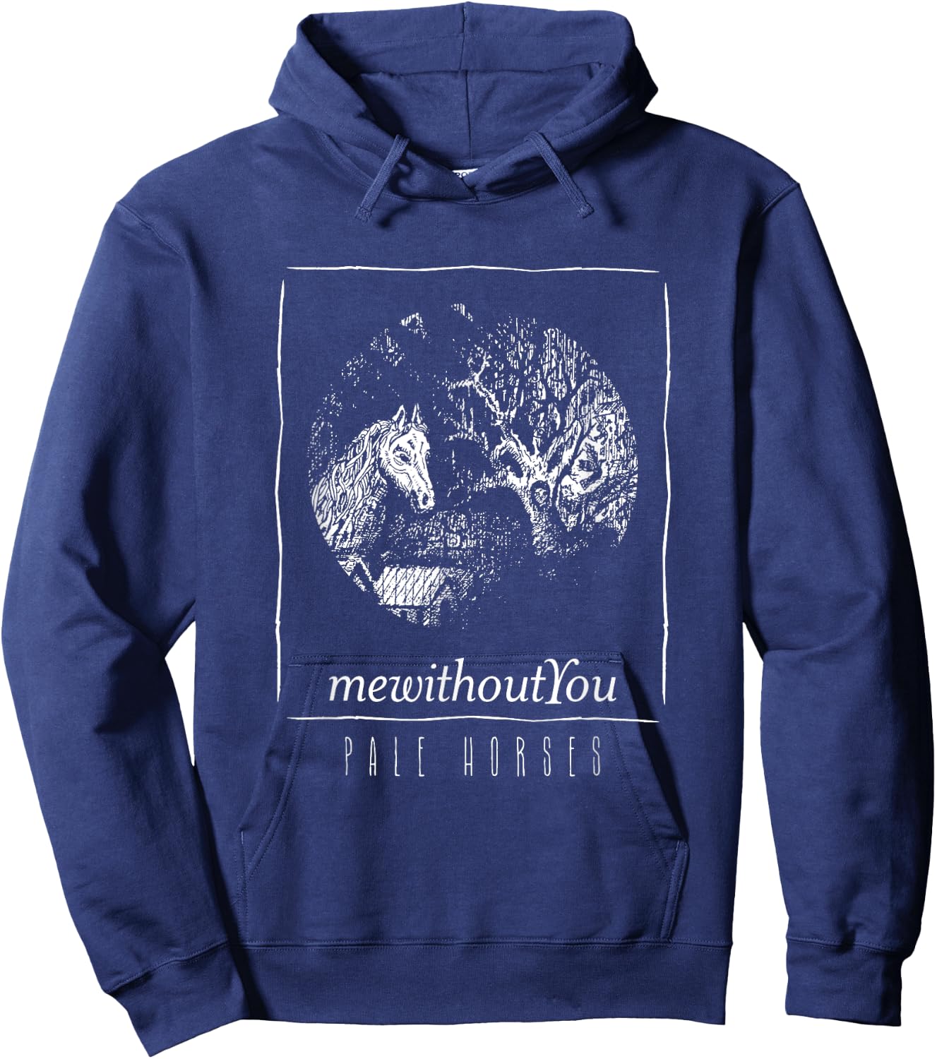 mewithoutYou - Pale Horses Shirt Hoodie - Hoodie | Navy