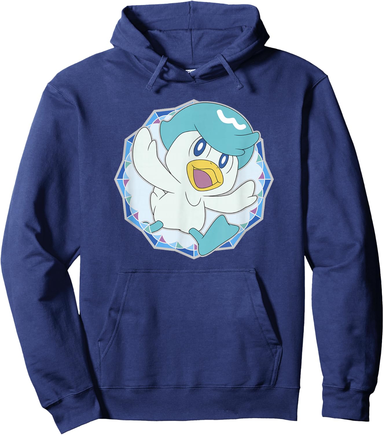 Pokémon Quaxly Starter Scarlet And Violet Logo Hoodie - Hoodie | Navy