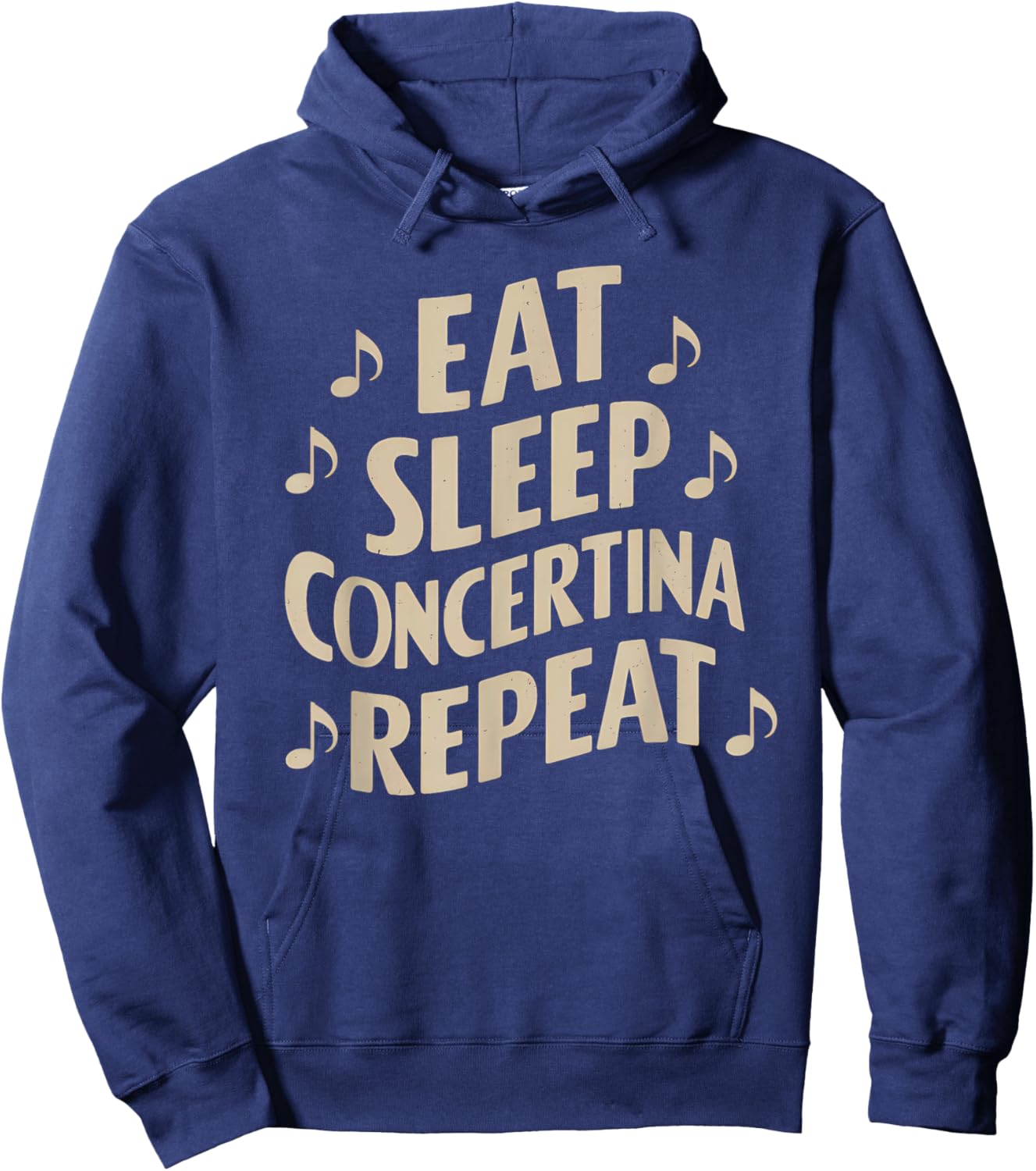 Eat Sleep Concertina Repeat Hoodie - Hoodie | Navy