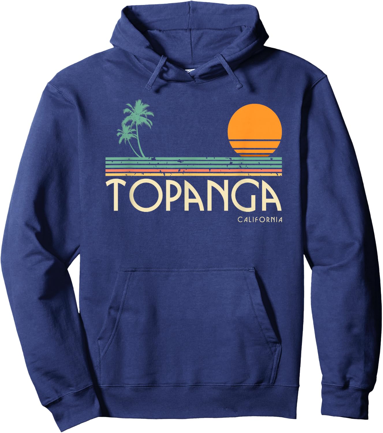 Topanga California Hoodie - Hoodie | Navy