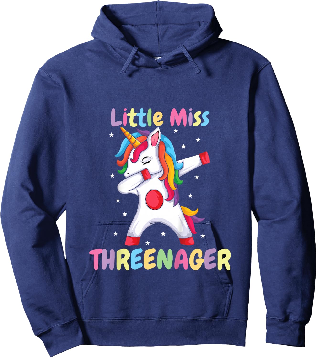 Kids Little Mister Threenager Birthday 3 Years Hoodie - Hoodie | Navy