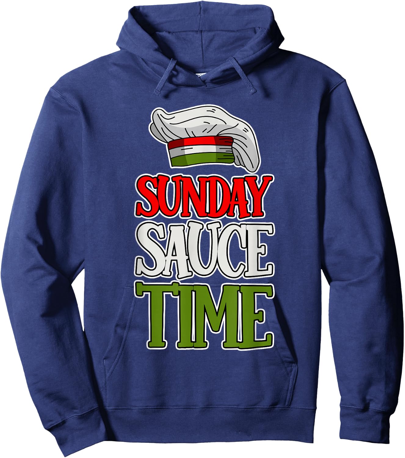 Sunday Sauce Time Hoodie - Hoodie | Navy