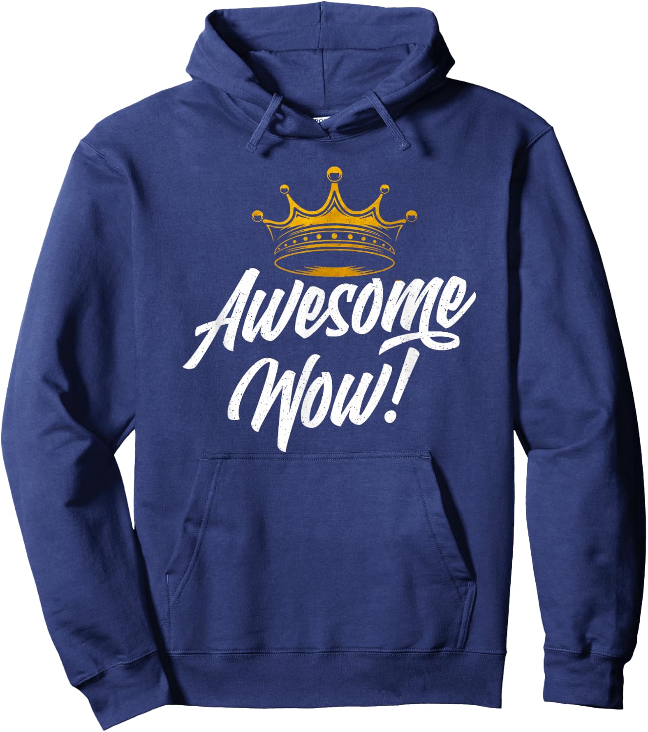 King George III Awesome Wow Hoodie - Hoodie | Navy