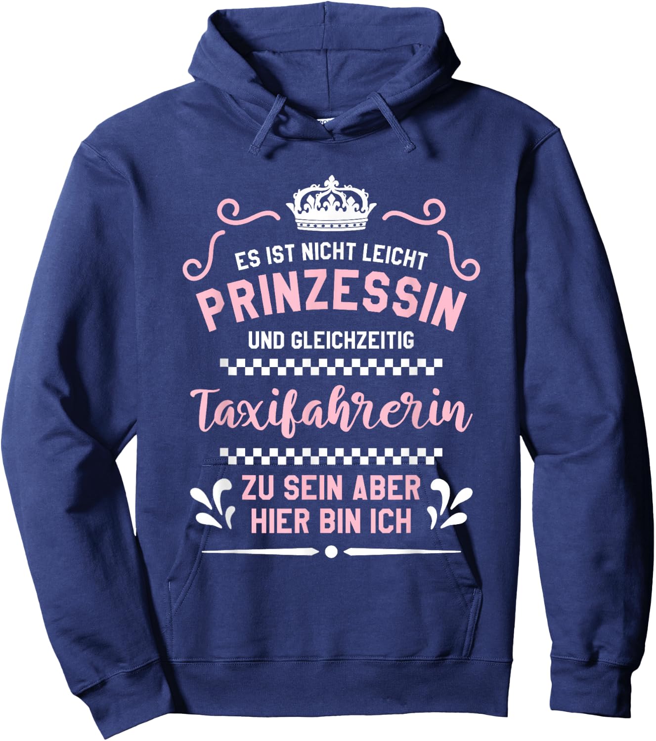 Taxifahrerin Taxi Fahrerin Taxi Hoodie - Hoodie | Navy