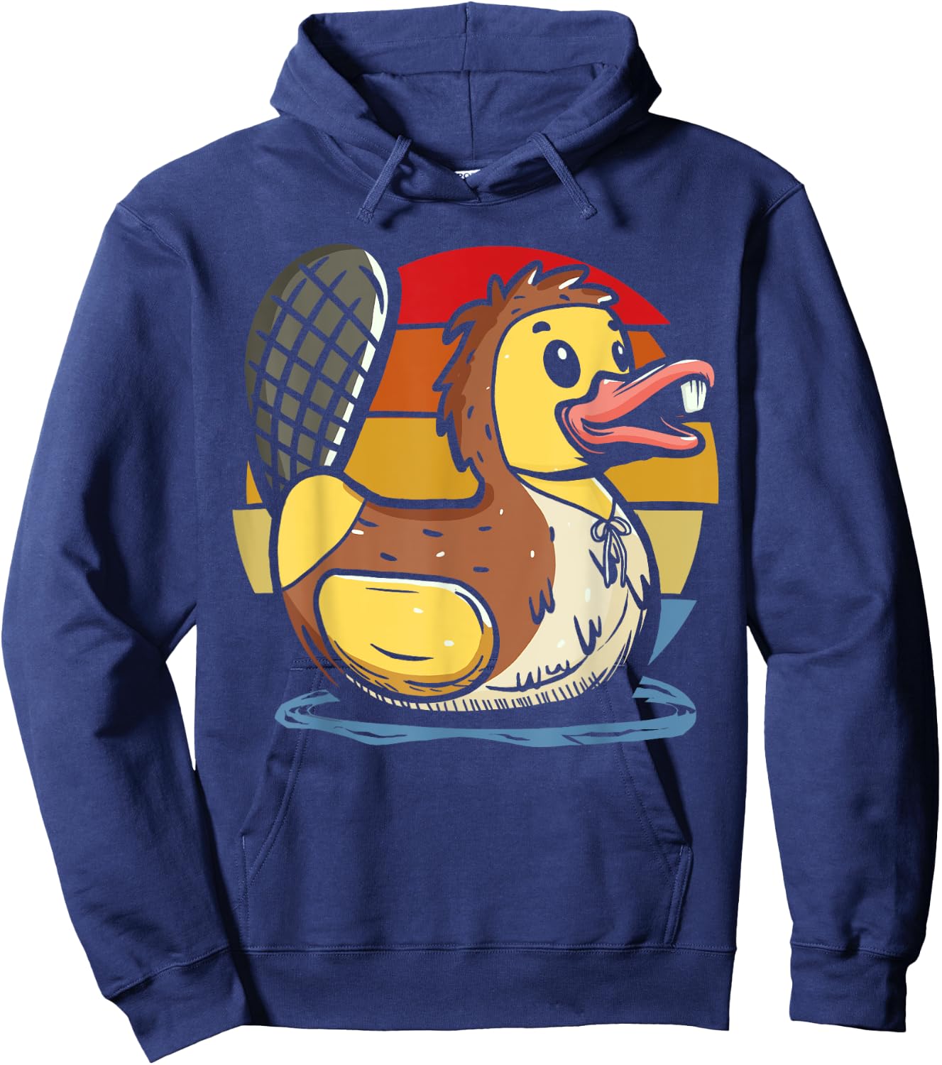 Beaver Rubber Duck Duckling Hoodie - Hoodie | Navy