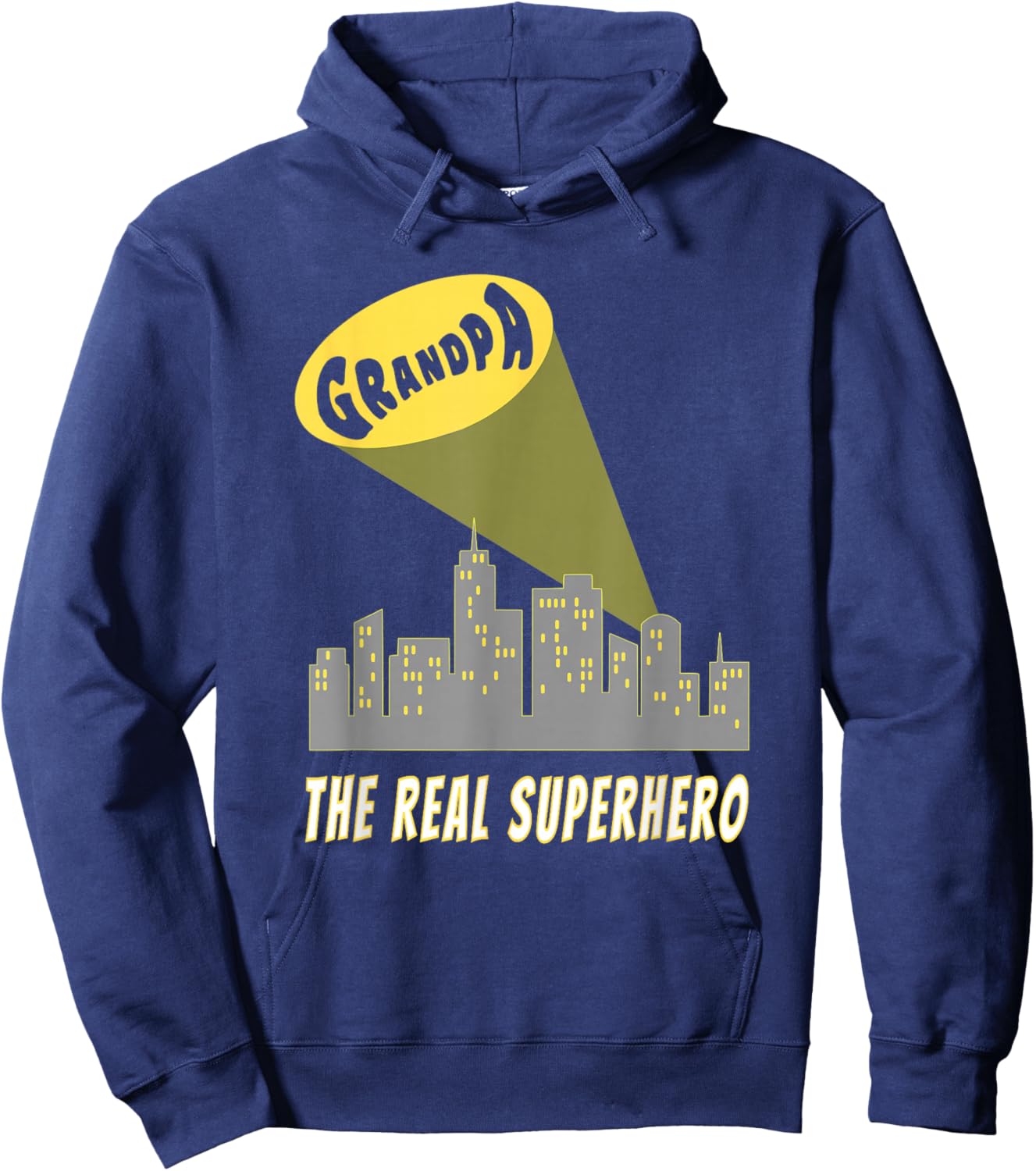 Grandpa - The Real Superhero Hoodie - Hoodie | Navy