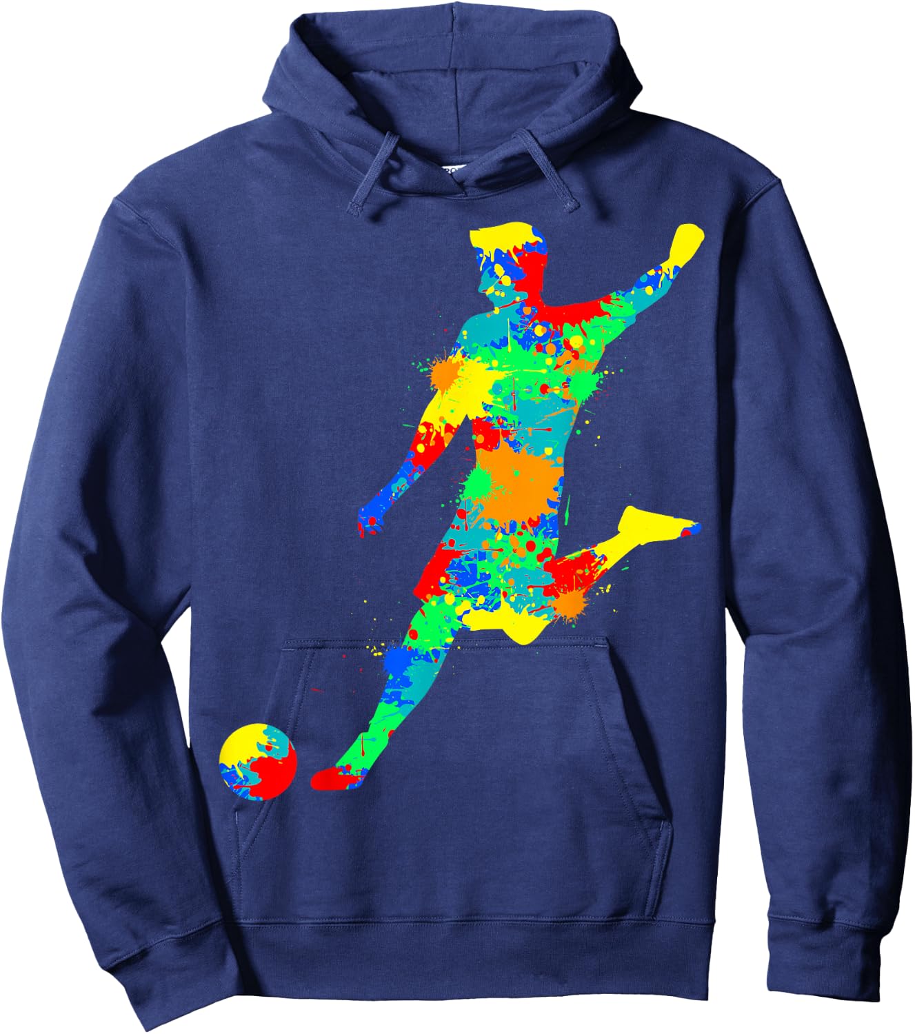 Fußball Fußballer Jungen Kinder Hoodie - Hoodie | Navy
