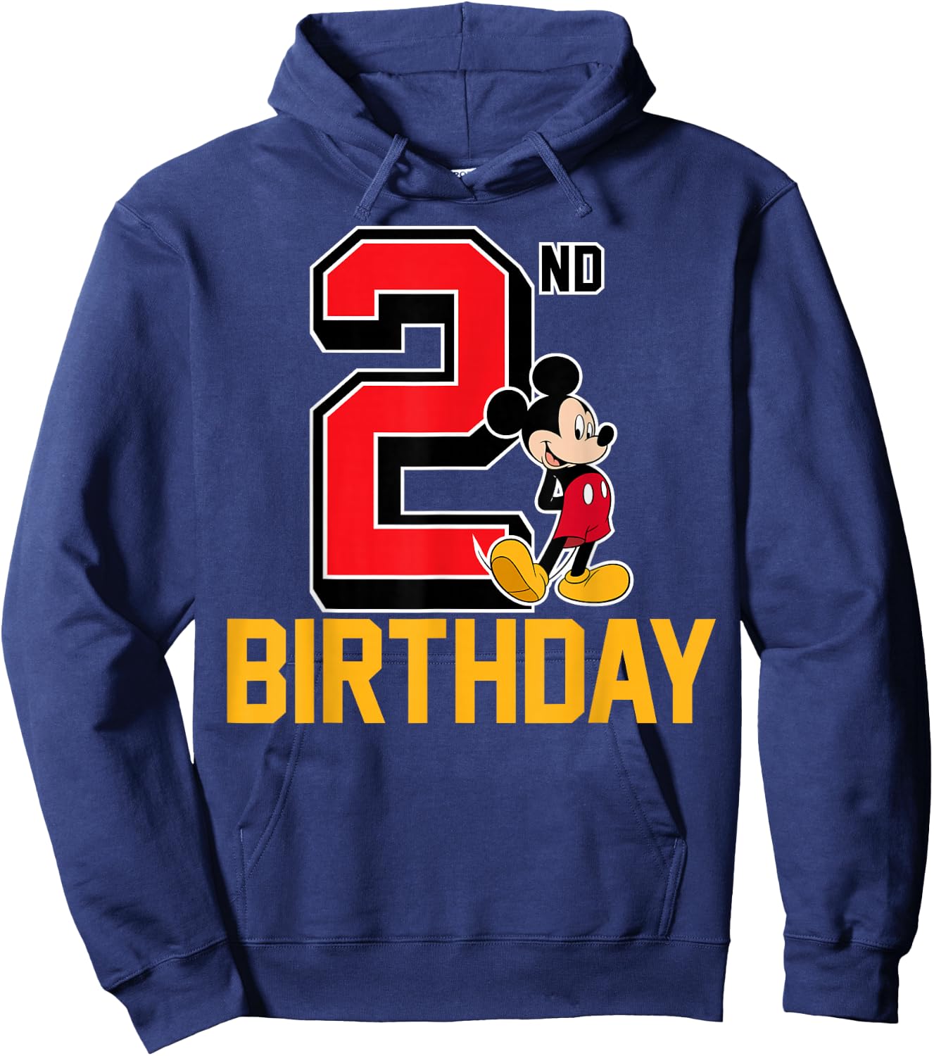 Disney - Mickey Mouse My 2nd Birthday Hoodie - Hoodie | Navy