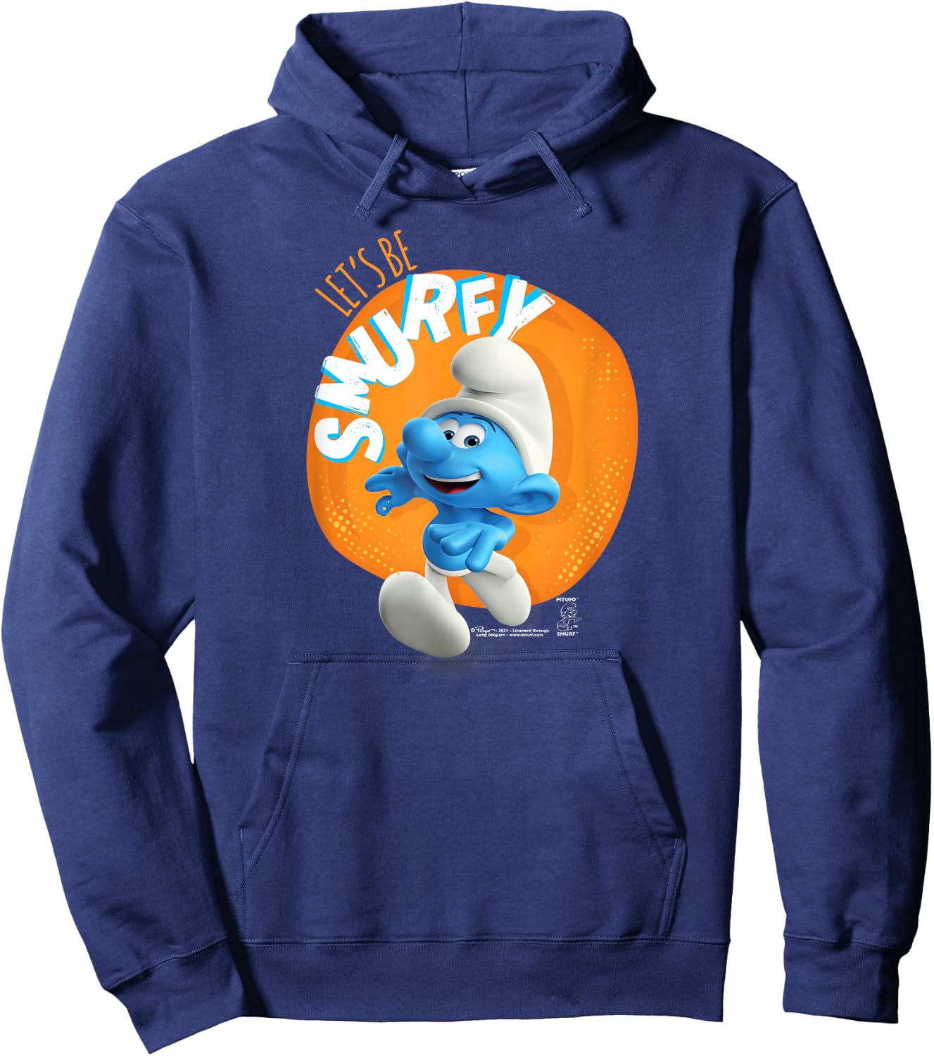 The Smurfs Let's Be Smurfy Hoodie - Hoodie | Navy