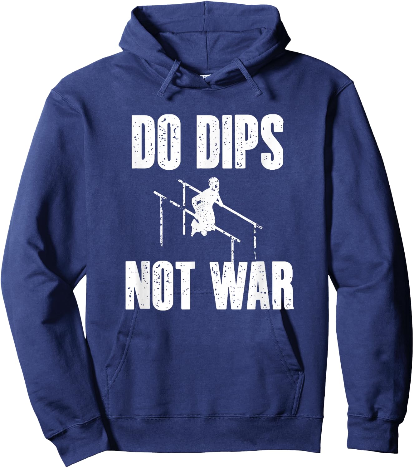 Calisthenics Dips Not War Street Workout Hoodie - Hoodie | Navy
