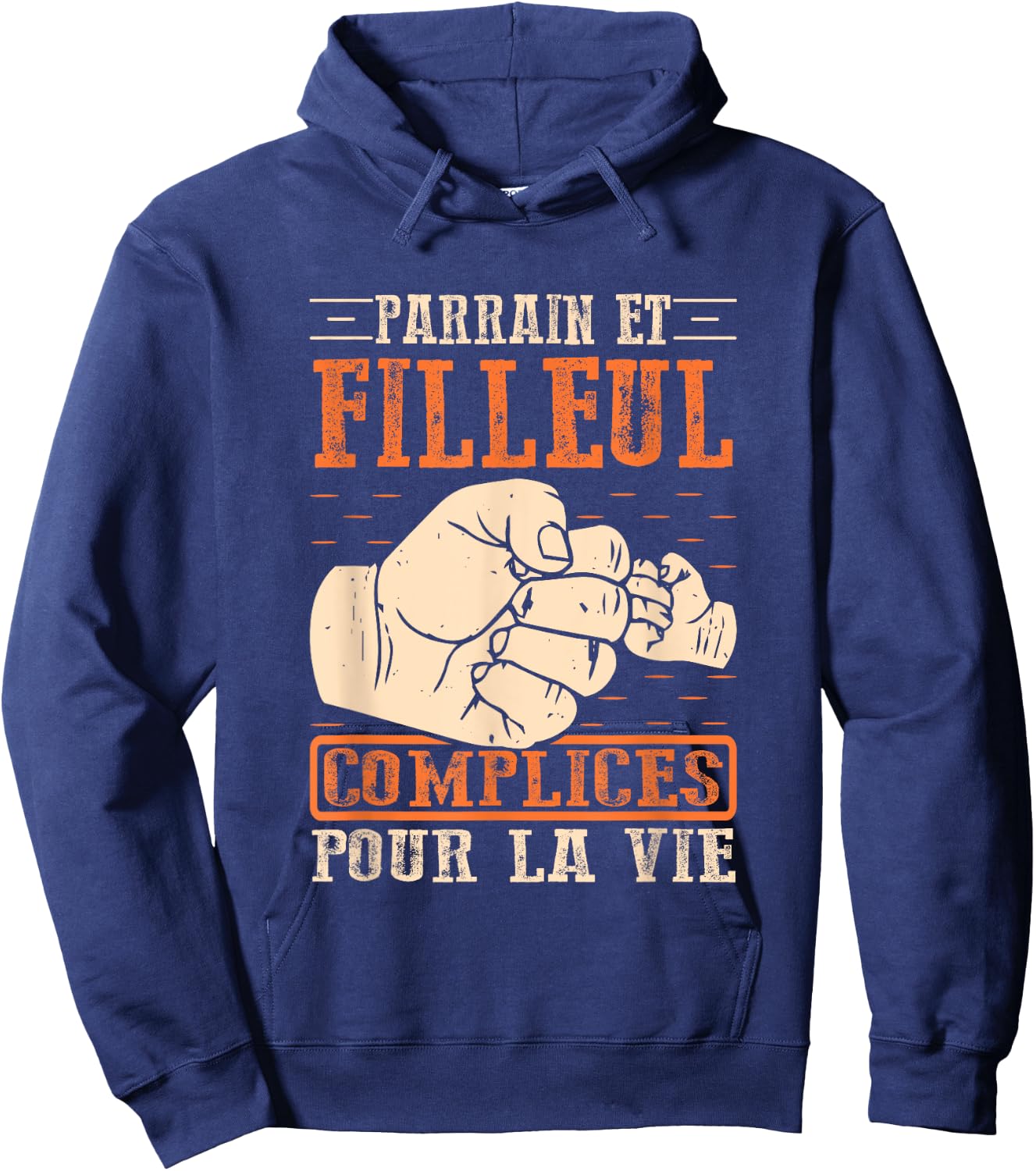 Family Uncle Godfather Filleul Humor , Black, S Hoodie - Hoodie | Navy