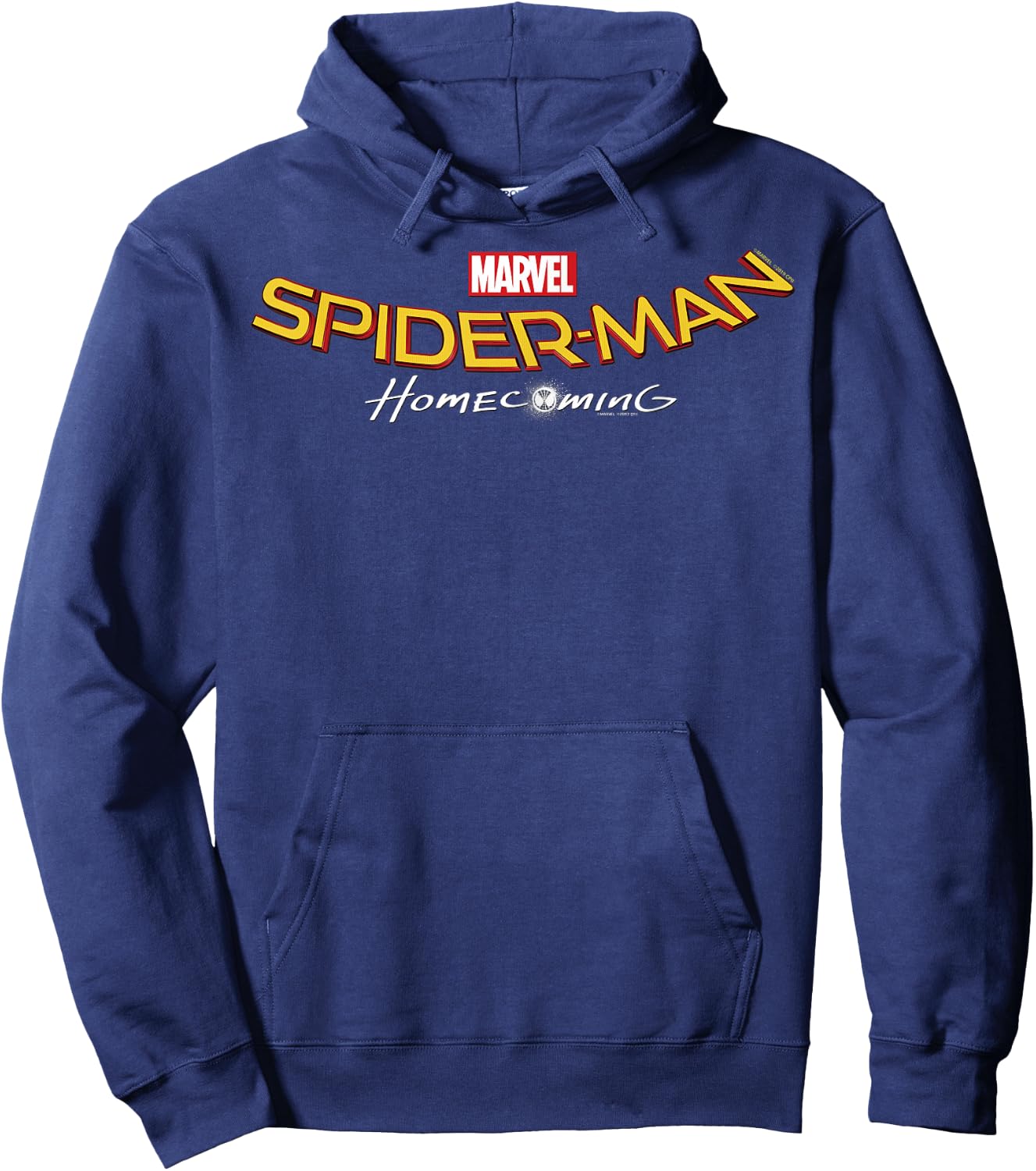 Marvel Spider-Man: Homecoming Title Logo Hoodie - Hoodie | Navy