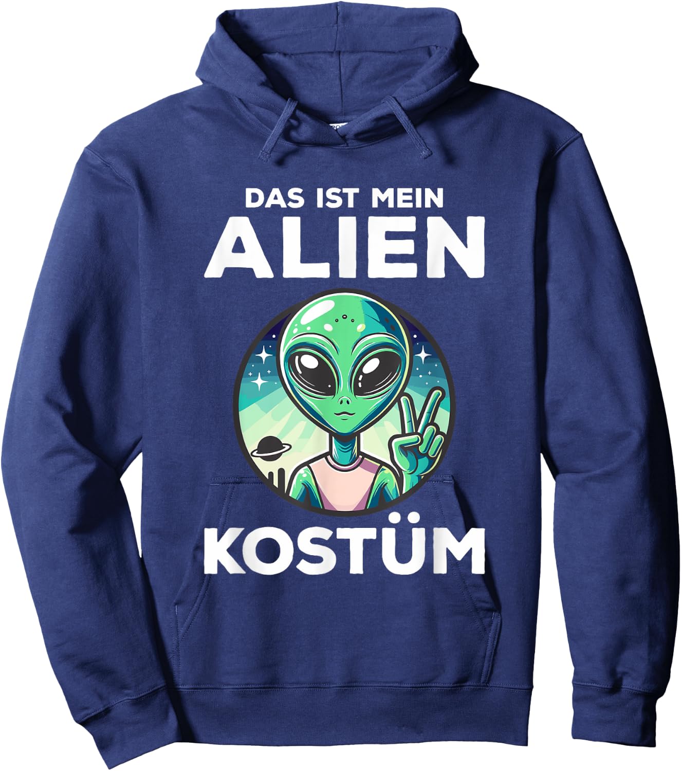 Das Ist Mein Alien Costume , black Hoodie - Hoodie | Navy