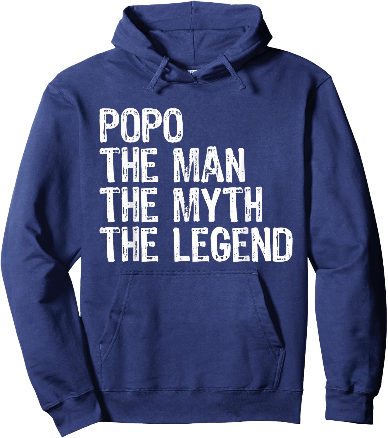 Popo The Man The Myth The Legend Cool Funny Hoodie - Hoodie | Navy