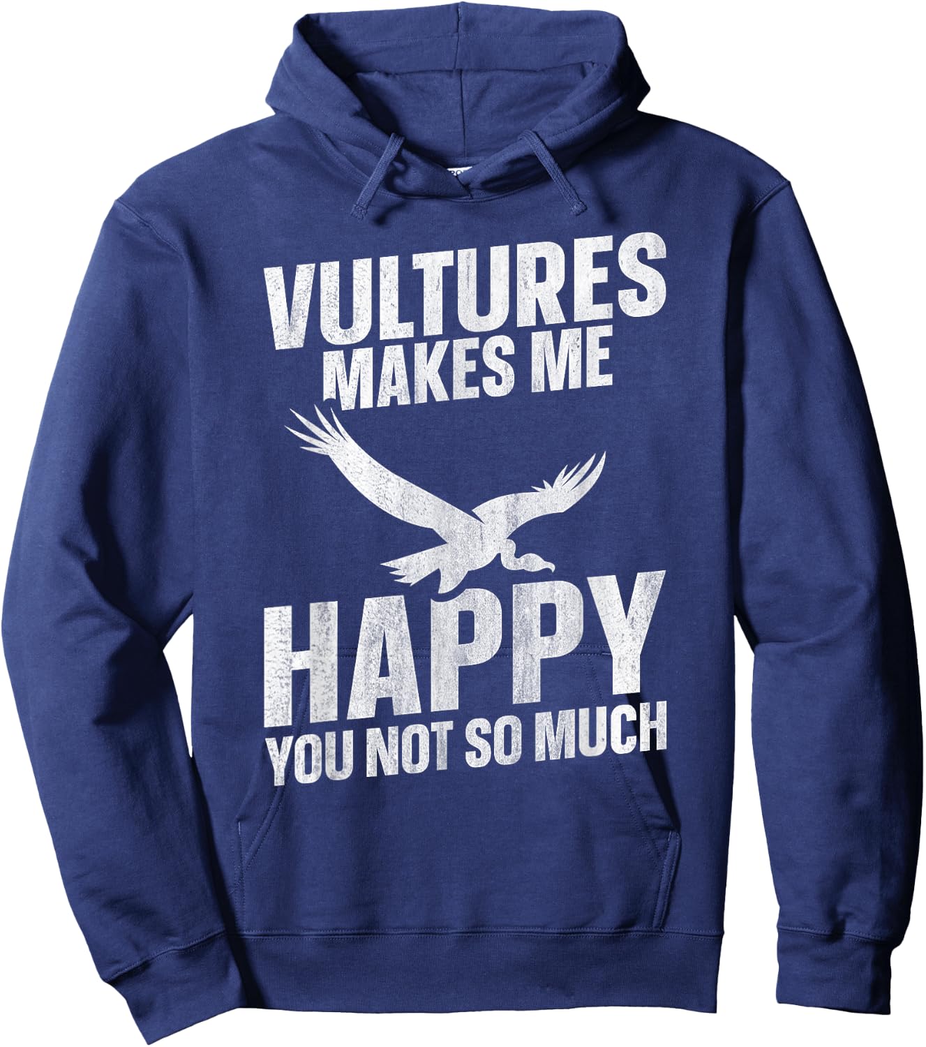 Vulture Scavenger Bird Vintage Vulture Hoodie - Hoodie | Navy