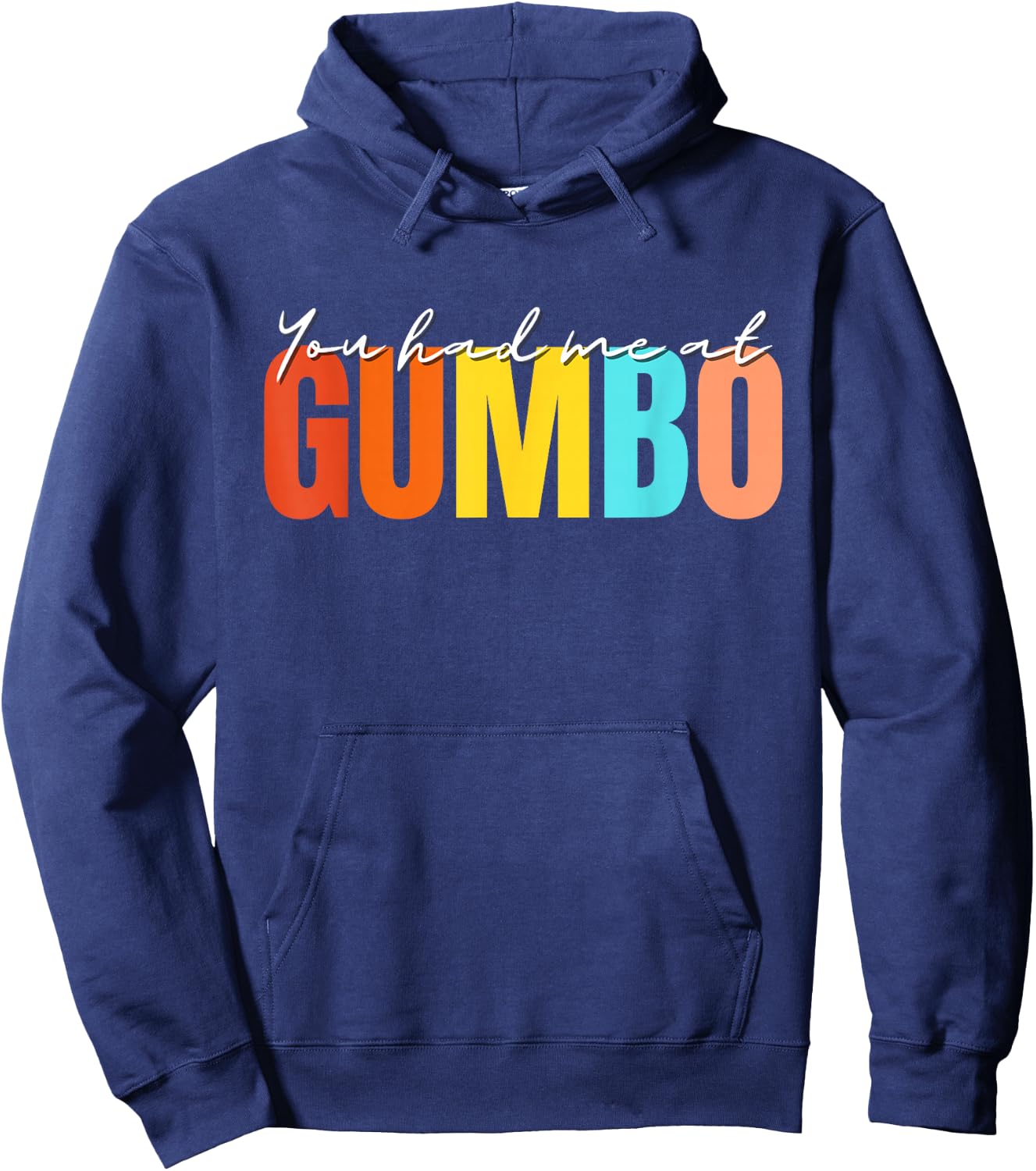 Gumbo Ist Mein Lieblingssoup Gourmet Hoodie - Hoodie | Navy