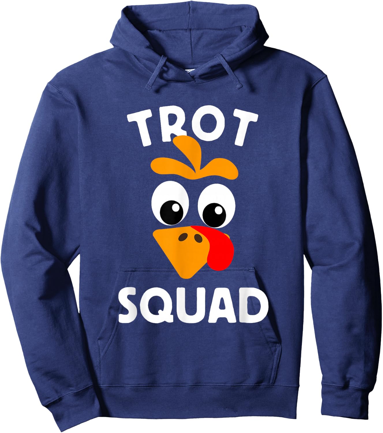 Turkey Trot Squad Running Apparel Hoodie - Hoodie | Navy