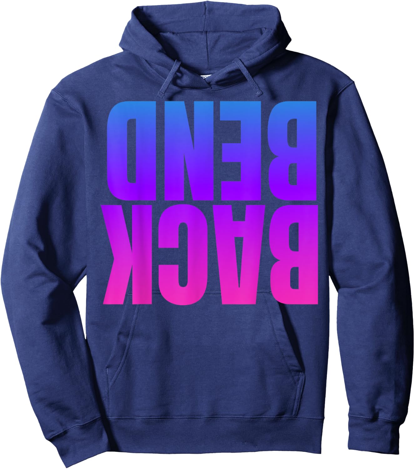 Contortionist, Handstand Backbend Hoodie - Hoodie | Navy