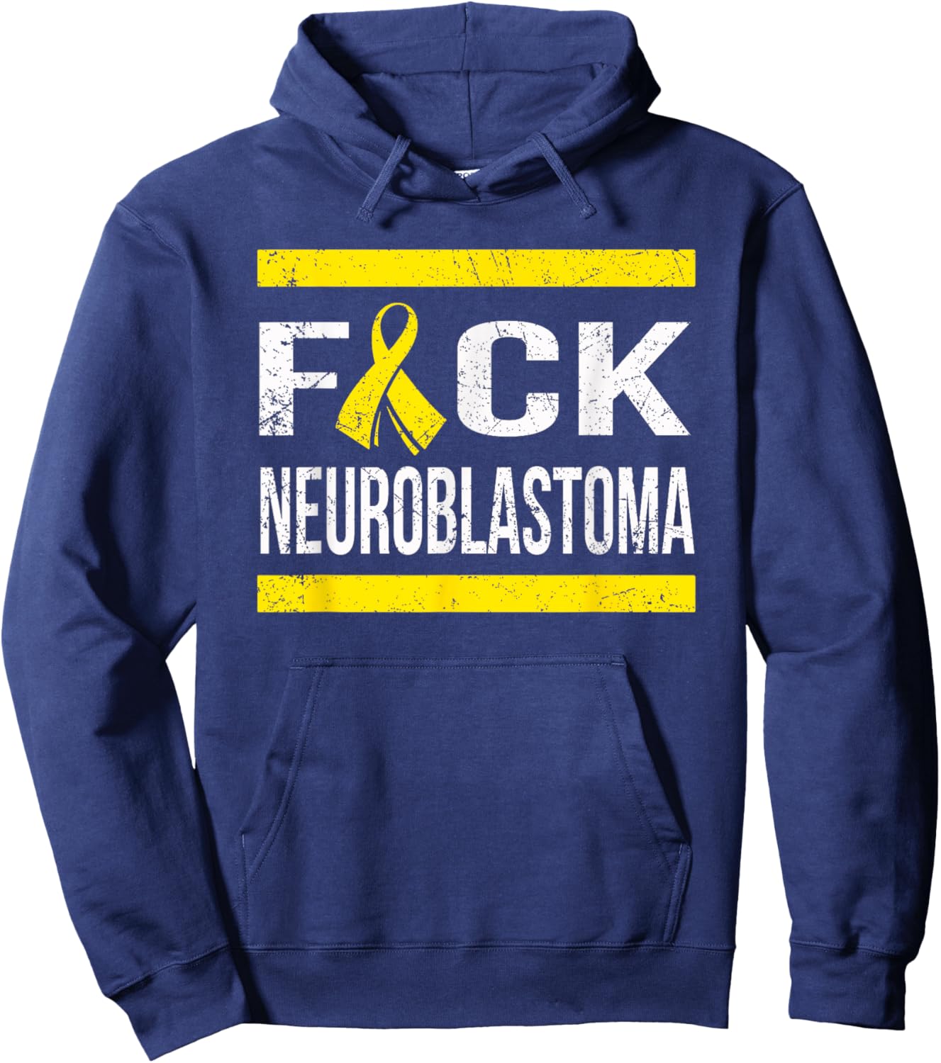 Support Neuroblastoma Awareness T Shirt Hoodie - Hoodie | Navy