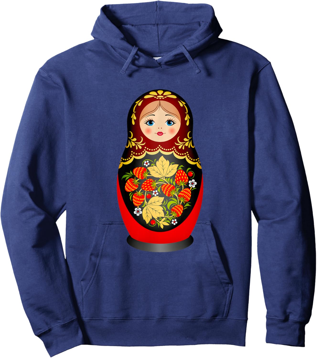 Beautiful Matryoshka Russian Nesting Doll Hoodie - Hoodie | Navy