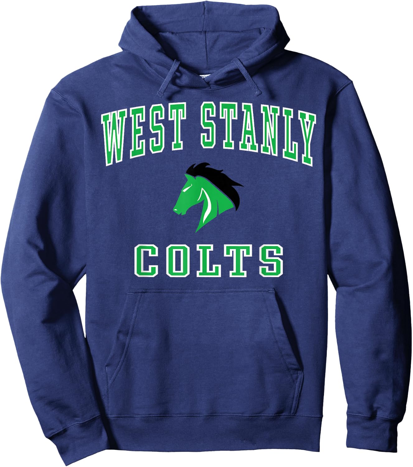 West Stanly High School Colts Hoodie - Hoodie | Navy