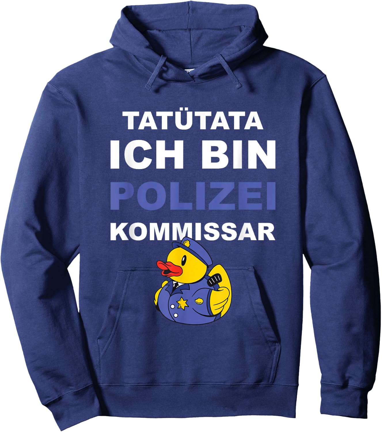 Police Commissioner Promotion , black, s Hoodie - Hoodie | Navy