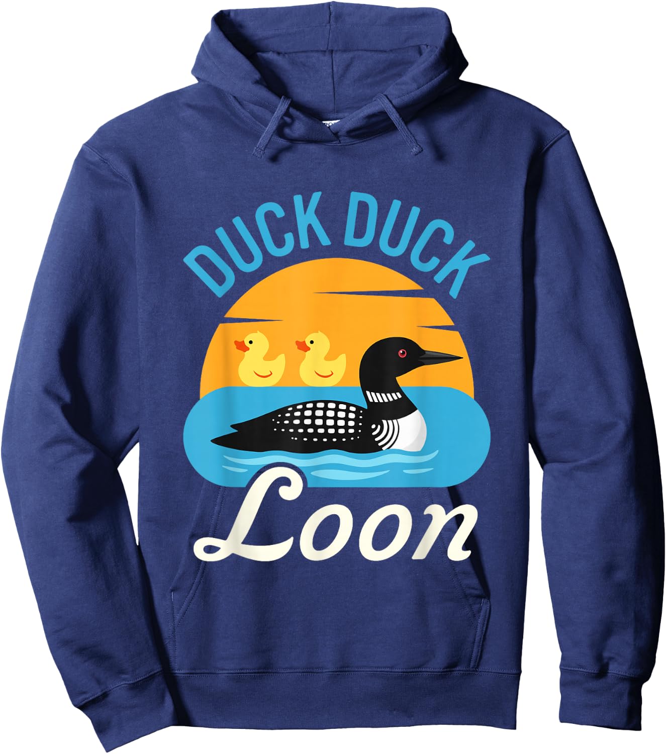 Duck Duck Loon Hoodie - Hoodie | Navy