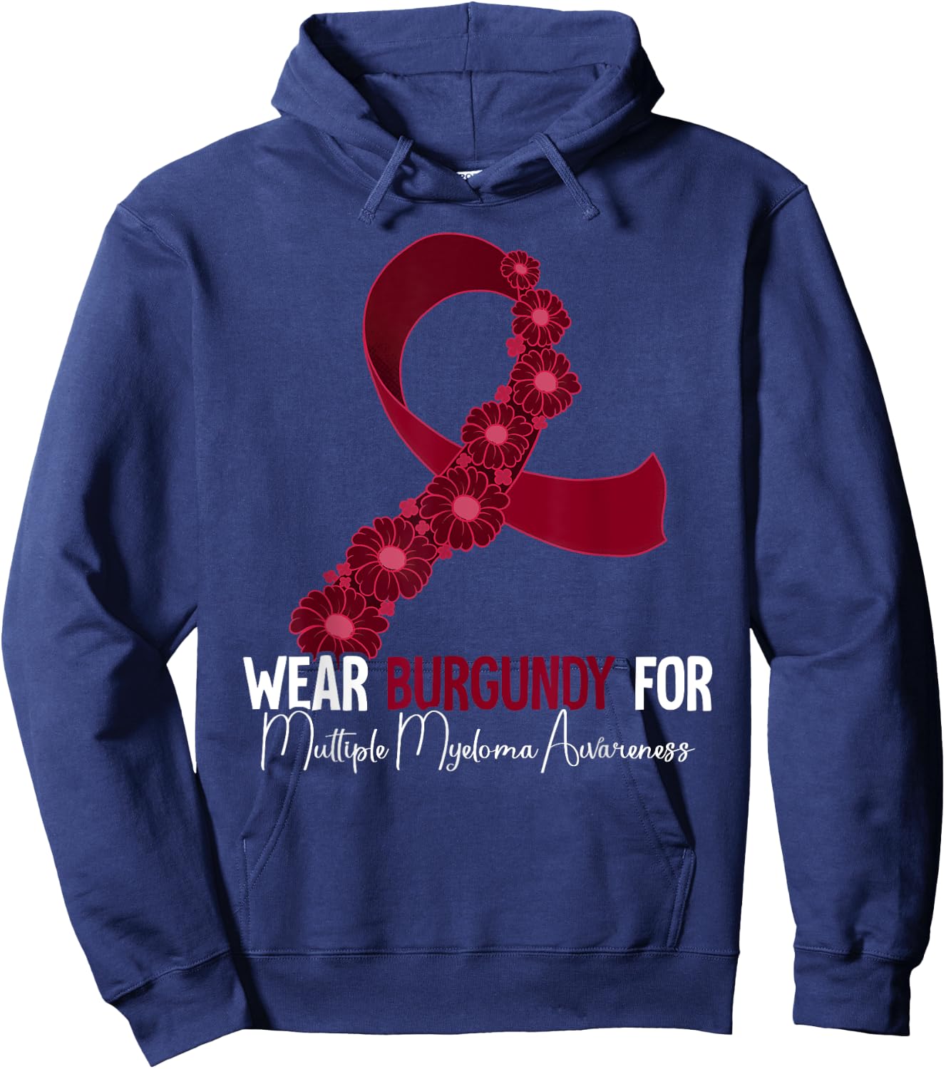 Multiple Myeloma Awareness Hoodie - Hoodie | Navy