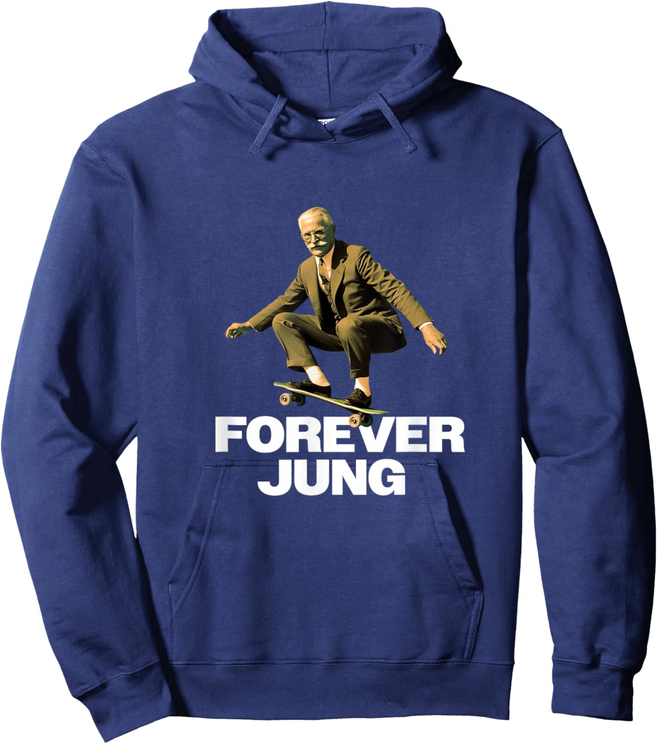 Forever Jung - Lustiges Psychoanalytiker-Design Hoodie - Hoodie | Navy