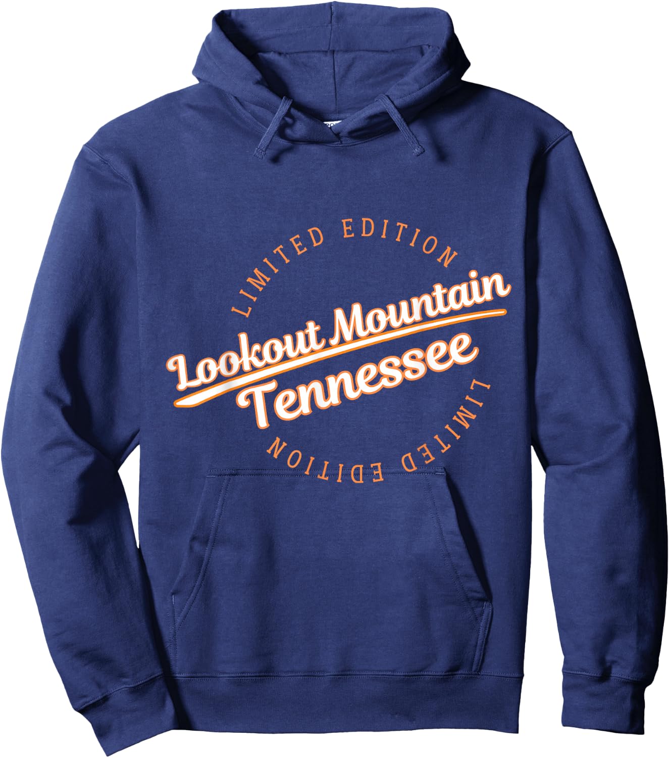Retro Athletic Lookout Mountain TN Apparel Hoodie - Hoodie | Navy