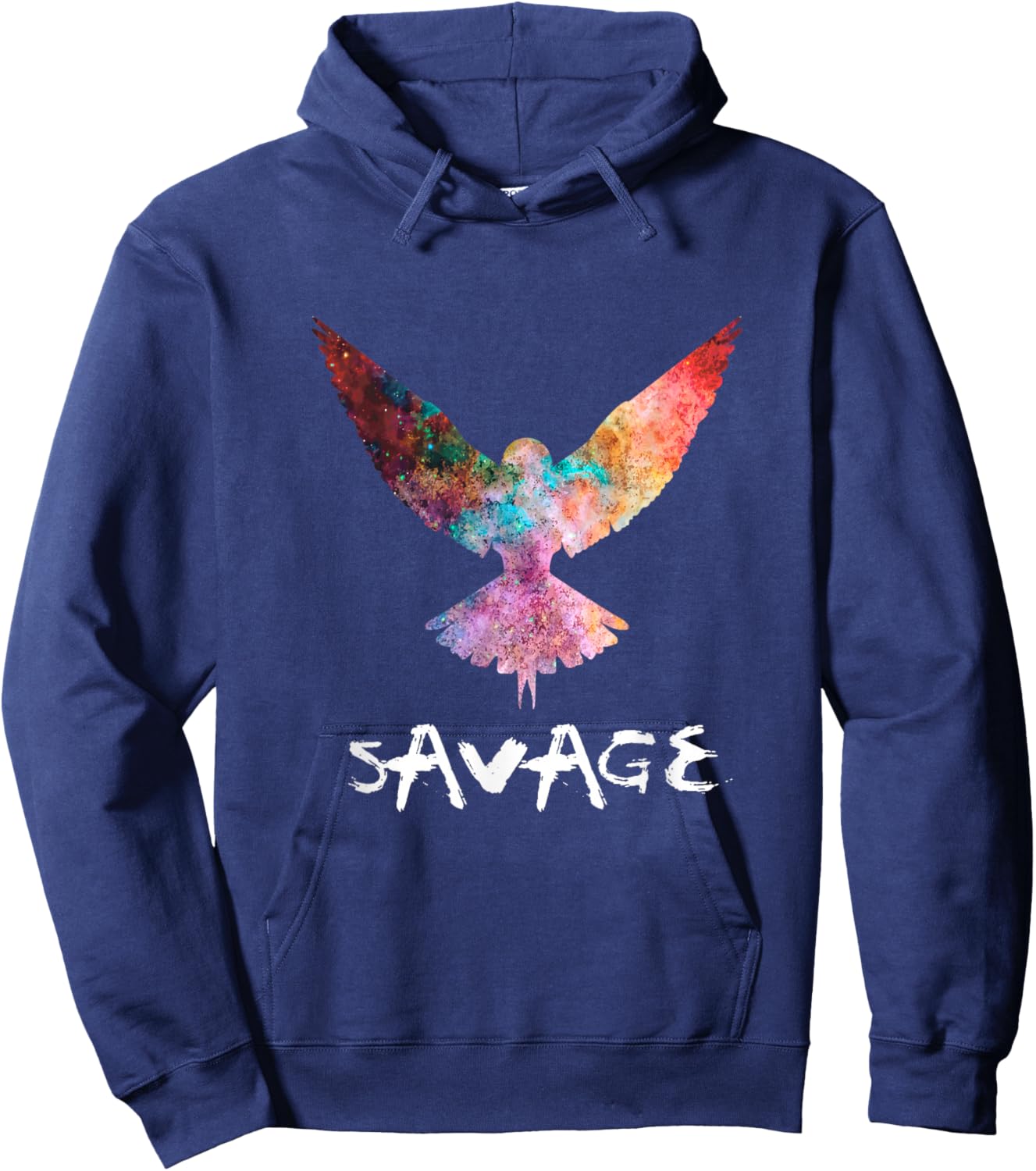 Be a Maverick - Be a Savage - Bird in Flight Hoodie - Hoodie | Navy
