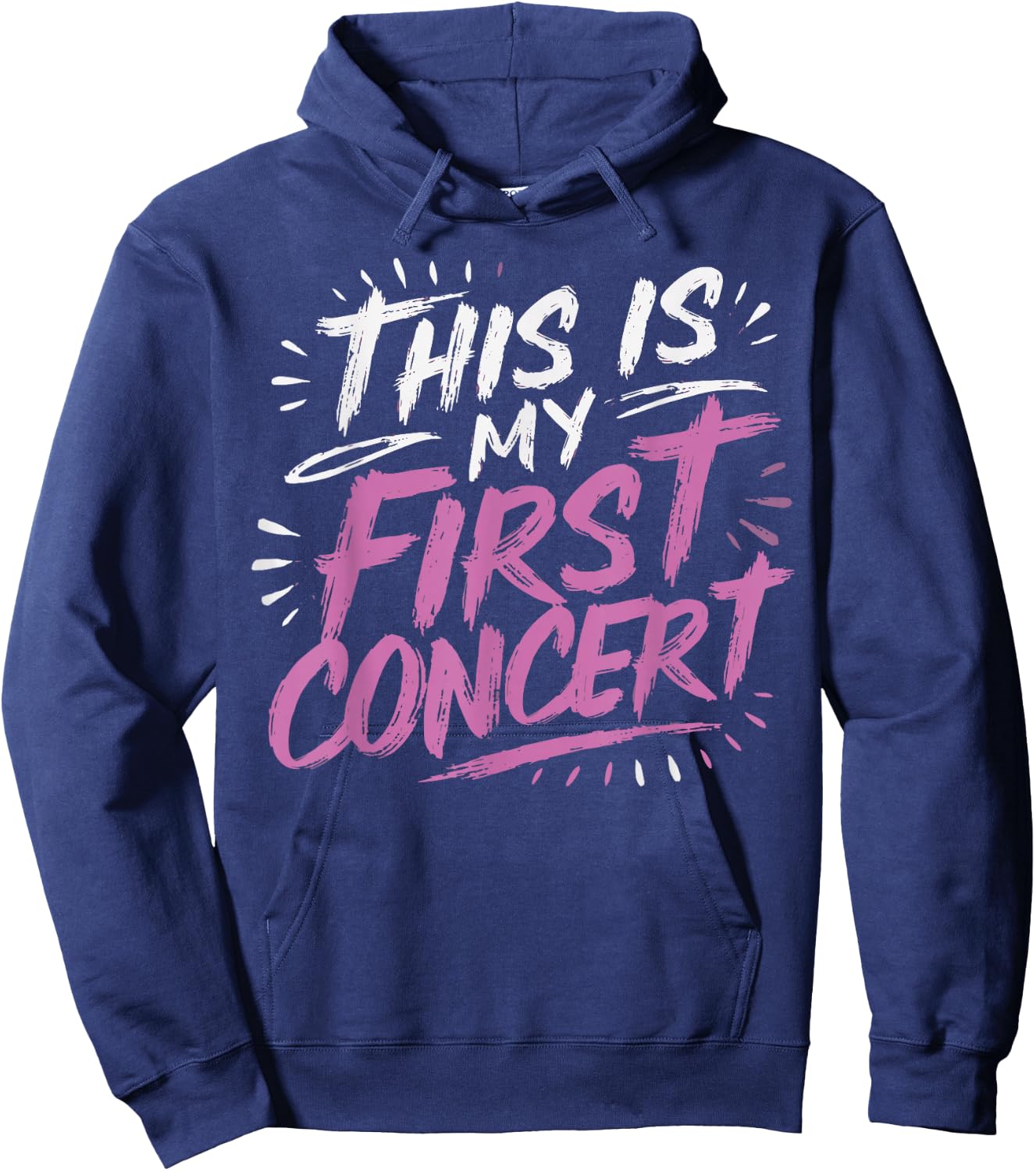 This Is My First Concert Hoodie - Hoodie | Navy