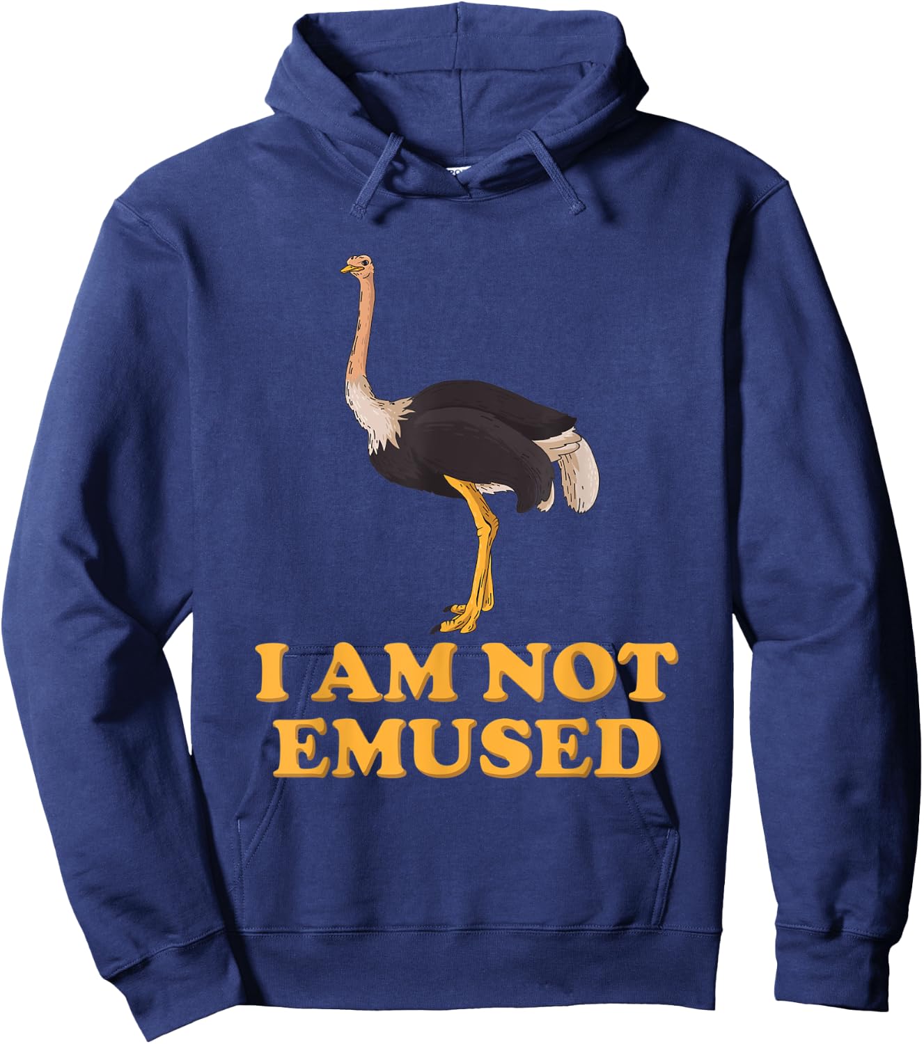I Am Not Emused Gift A Australian Wildlife Fan Hoodie - Hoodie | Navy