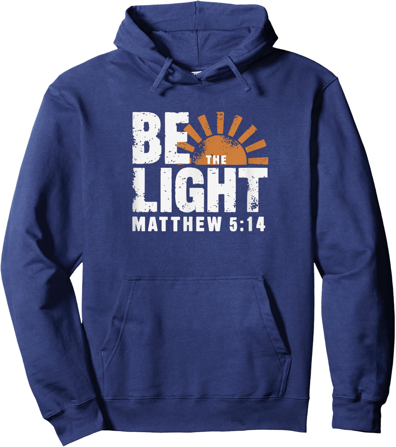 Be the Light Matthew 5:14 Hoodie - Hoodie | Navy