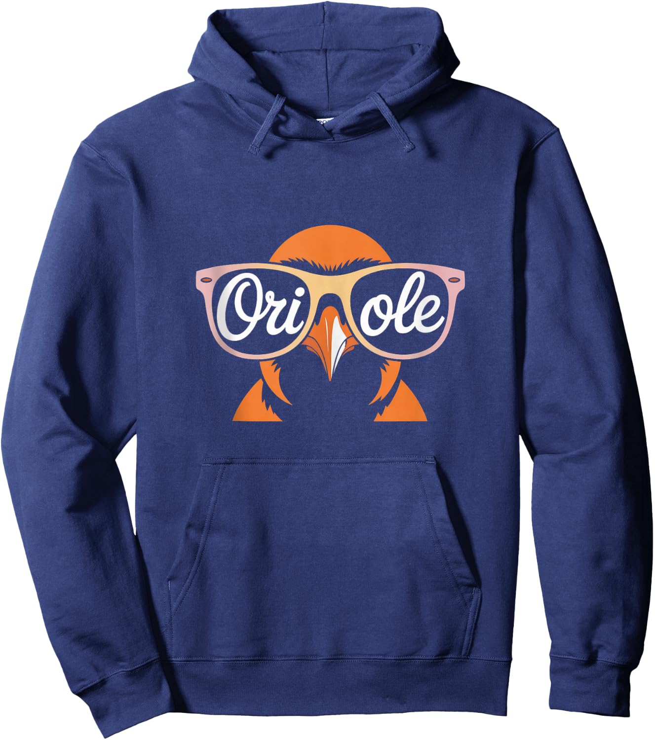 Oriole Retro Vintage Gift Women Boy Girl Bird Hoodie - Hoodie | Navy