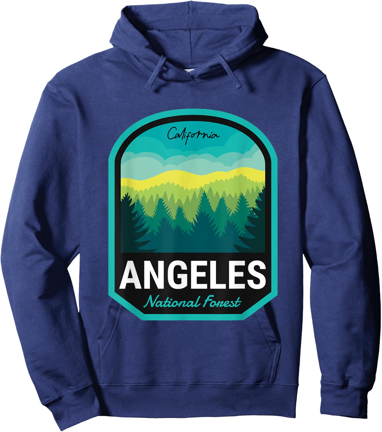 Angeles National Forest CA Hoodie - Hoodie | Navy